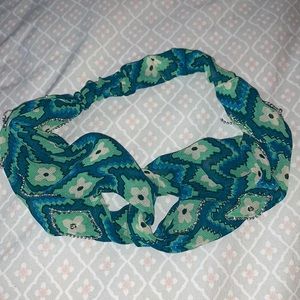 Floral knot headband